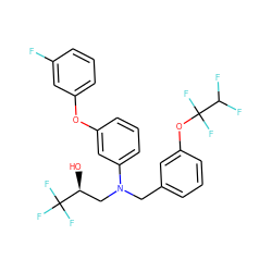 O[C@@H](CN(Cc1cccc(OC(F)(F)C(F)F)c1)c1cccc(Oc2cccc(F)c2)c1)C(F)(F)F ZINC000038157989