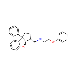 O[C@@H]1[C@@H](CNCCOc2ccccc2)CCC1(c1ccccc1)c1ccccc1 ZINC000073280218