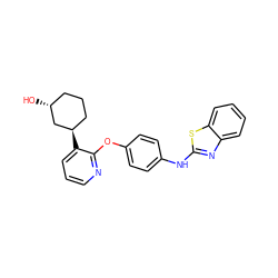 O[C@@H]1CCC[C@@H](c2cccnc2Oc2ccc(Nc3nc4ccccc4s3)cc2)C1 ZINC000139182593