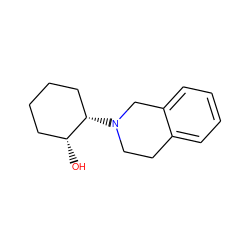 O[C@@H]1CCCC[C@@H]1N1CCc2ccccc2C1 ZINC000028232202