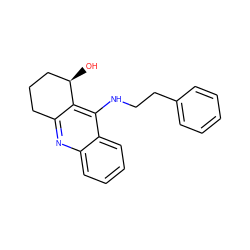 O[C@@H]1CCCc2nc3ccccc3c(NCCc3ccccc3)c21 ZINC000014946477