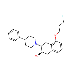 O[C@@H]1Cc2cccc(OCCCF)c2C[C@H]1N1CCC(c2ccccc2)CC1 ZINC000040873940