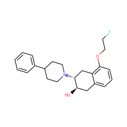 O[C@@H]1Cc2cccc(OCCF)c2C[C@H]1N1CCC(c2ccccc2)CC1 ZINC000006579217