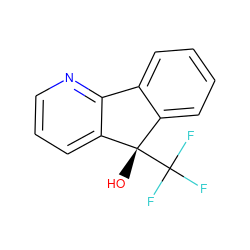 O[C@]1(C(F)(F)F)c2ccccc2-c2ncccc21 ZINC000144678751