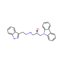 O[C@H](CNCCc1c[nH]c2ccccc12)Cn1c2ccccc2c2ccccc21 ZINC000101102777