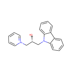 O[C@H](Cn1c2ccccc2c2ccccc21)C[n+]1ccccc1 ZINC000000303657