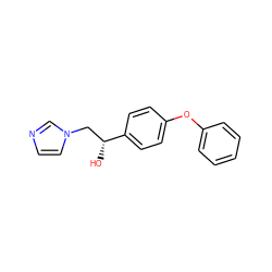 O[C@H](Cn1ccnc1)c1ccc(Oc2ccccc2)cc1 ZINC000013209910