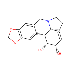 O[C@H]1C=C2CCN3Cc4cc5c(cc4[C@H]([C@@H]23)[C@H]1O)OCO5 ZINC000007997745