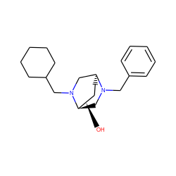 O[C@H]1CC[C@H]2CN(CC3CCCCC3)[C@@H]1CN2Cc1ccccc1 ZINC000653887802