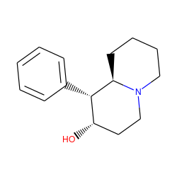 O[C@H]1CCN2CCCC[C@@H]2[C@H]1c1ccccc1 ZINC000028645447