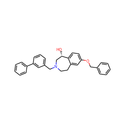 O[C@H]1CN(Cc2cccc(-c3ccccc3)c2)CCc2cc(OCc3ccccc3)ccc21 ZINC000064559937