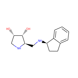 O[C@H]1CN[C@H](CN[C@@H]2CCc3ccccc32)[C@H]1O ZINC000028469648