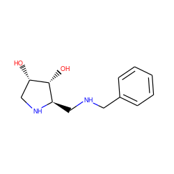 O[C@H]1CN[C@H](CNCc2ccccc2)[C@H]1O ZINC000028468846