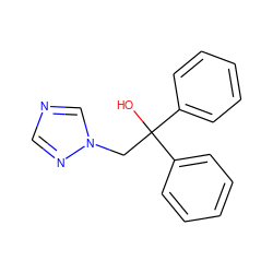 OC(Cn1cncn1)(c1ccccc1)c1ccccc1 ZINC000004090830