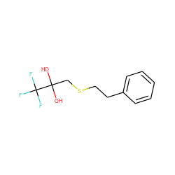 OC(O)(CSCCc1ccccc1)C(F)(F)F ZINC000040836206