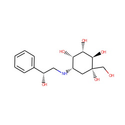 OC[C@@]1(O)C[C@H](NC[C@H](O)c2ccccc2)[C@H](O)[C@H](O)[C@H]1O ZINC000096922730