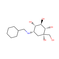 OC[C@@]1(O)C[C@H](NCC2CCCCC2)[C@H](O)[C@@H](O)[C@@H]1O ZINC000299818313