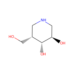 OC[C@@H]1CNC[C@@H](O)[C@@H]1O ZINC000006361564
