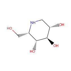 OC[C@@H]1NC[C@H](O)[C@@H](O)[C@@H]1O ZINC000003870514