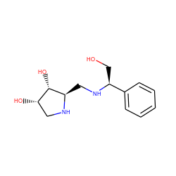 OC[C@H](NC[C@H]1NC[C@H](O)[C@@H]1O)c1ccccc1 ZINC000038361476