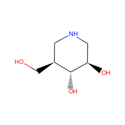 OC[C@H]1CNC[C@@H](O)[C@@H]1O ZINC000003813668