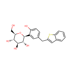 OC[C@H]1O[C@@H](c2cc(Cc3cc4ccccc4s3)ccc2O)[C@H](O)[C@@H](O)[C@@H]1O ZINC000038838115