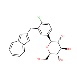 OC[C@H]1O[C@@H](c2ccc(Cl)c(Cc3cc4cccccc-4c3)c2)[C@H](O)[C@@H](O)[C@@H]1O ZINC000096271998