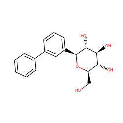 OC[C@H]1O[C@@H](c2cccc(-c3ccccc3)c2)[C@H](O)[C@@H](O)[C@@H]1O ZINC000033981340