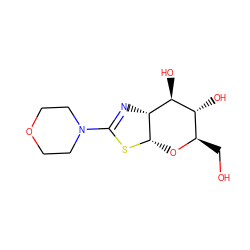 OC[C@H]1O[C@@H]2SC(N3CCOCC3)=N[C@@H]2[C@@H](O)[C@@H]1O ZINC000167282937