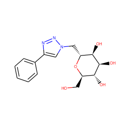 OC[C@H]1O[C@H](Cn2cc(-c3ccccc3)nn2)[C@@H](O)[C@@H](O)[C@@H]1O ZINC000073170132