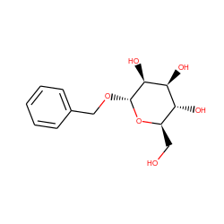 OC[C@H]1O[C@H](OCc2ccccc2)[C@@H](O)[C@@H](O)[C@@H]1O ZINC000012376523