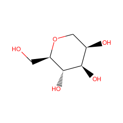 OC[C@H]1OC[C@@H](O)[C@@H](O)[C@@H]1O ZINC000005851505