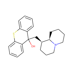 OC1(C[C@@H]2CCCN3CCCC[C@H]23)c2ccccc2Sc2ccccc21 ZINC000071294371