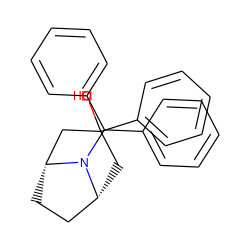 OC1(c2ccccc2)C[C@@H]2CC[C@H](C1)N2C(c1ccccc1)c1ccccc1 ZINC000034337996