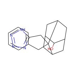 OC1C2CC3CC1CC(C2)C3(Cc1ccccc1)Cc1nnn[nH]1 ZINC000103232203