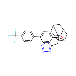 OC1C2CC3CC1CC(C2)C3(Cc1nnn[nH]1)c1ccc(-c2ccc(C(F)(F)F)cc2)cc1 ZINC000103233312