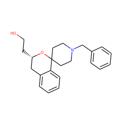 OCC[C@H]1Cc2ccccc2C2(CCN(Cc3ccccc3)CC2)O1 ZINC000013491900