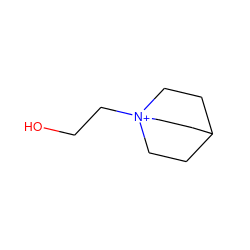 OCC[N+]12CCC(CC1)CC2 ZINC000058576545