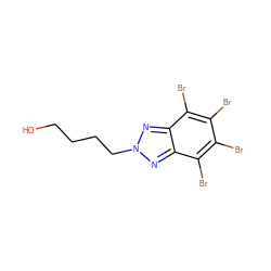 OCCCCn1nc2c(Br)c(Br)c(Br)c(Br)c2n1 ZINC000040861140