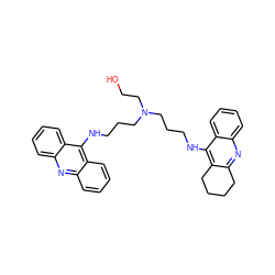 OCCN(CCCNc1c2c(nc3ccccc13)CCCC2)CCCNc1c2ccccc2nc2ccccc12 ZINC000028112655