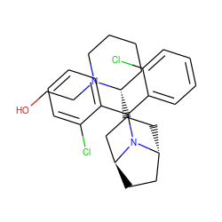 OCCN1CCCC[C@@H]1C1C[C@@H]2CC[C@@H](C1)N2C(c1ccccc1Cl)c1ccccc1Cl ZINC000101273451