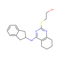 OCCSc1nc2c(c(NC3Cc4ccccc4C3)n1)CCCC2 ZINC000033982297