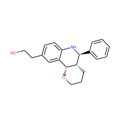 OCCc1ccc2c(c1)[C@H]1OCCC[C@H]1[C@H](c1ccccc1)N2 ZINC000049013696