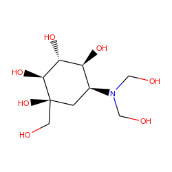 OCN(CO)[C@H]1C[C@](O)(CO)[C@@H](O)[C@H](O)[C@H]1O ZINC000299818318