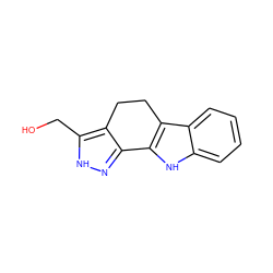 OCc1[nH]nc2c1CCc1c-2[nH]c2ccccc12 ZINC000040401928