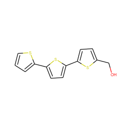 OCc1ccc(-c2ccc(-c3cccs3)s2)s1 ZINC000006567211