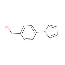 OCc1ccc(-n2cccc2)cc1 ZINC000000159036