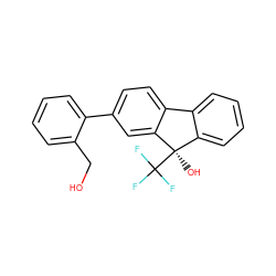 OCc1ccccc1-c1ccc2c(c1)[C@](O)(C(F)(F)F)c1ccccc1-2 ZINC000143483857