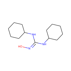 ON=C(NC1CCCCC1)NC1CCCCC1 ZINC000023485267