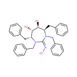 ON=C1N(Cc2ccccc2)[C@H](Cc2ccccc2)[C@H](O)[C@@H](O)[C@@H](Cc2ccccc2)N1Cc1ccccc1 ZINC000026270586